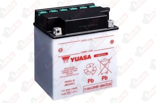 Yuasa YB30CL-B (30 A/h) R+