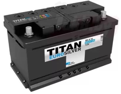 Titan EuroSilver (85 А/h), 850A R+