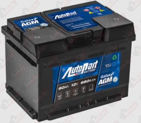 Autopart AGM Galaxy (60 A/h) 680A R+