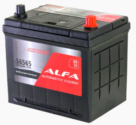 ALFA EFB asia (65 A/h), 650A R+