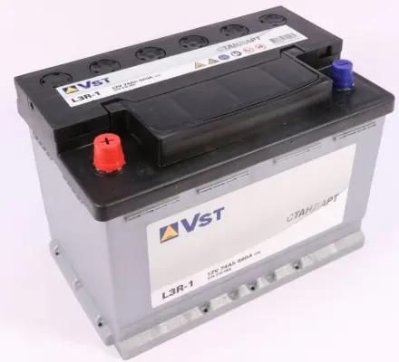 VST (74 A/h), 680A L+