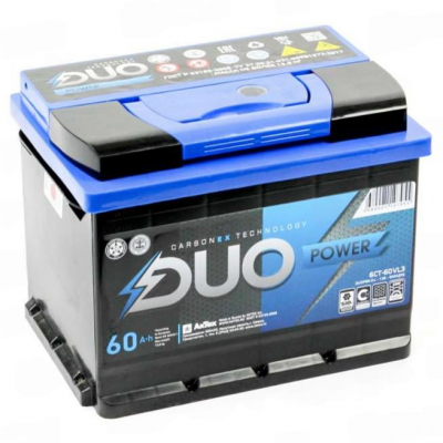 DUO POWER (60 A/h), 570A R+