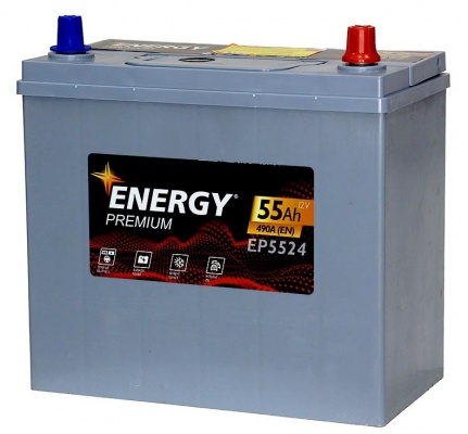 Energy Premium Asia EP5524 (55 A/h), 490A R+