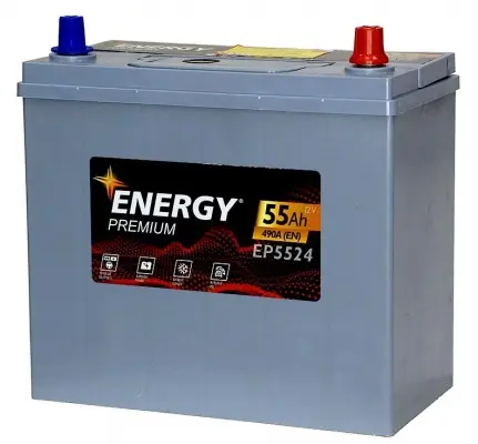 Energy Premium Asia EP5524 (55 A/h), 490A R+