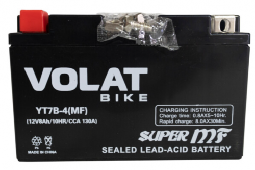 Volat YT7B-4 AGM (8 A/h), 130A L+