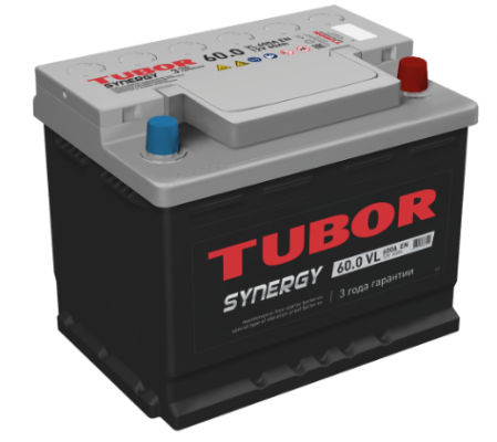 TUBOR SYNERGY (60 A/h), 600A R+ низ.