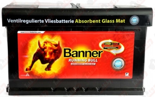 Banner Running Bull AGM 58001 (80 A/h), 800А R+