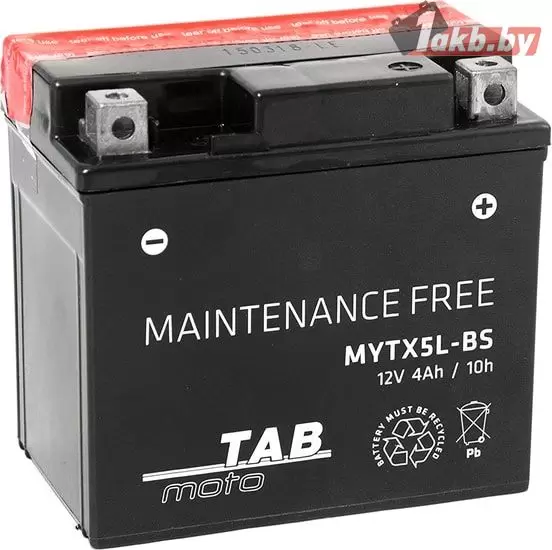 TAB YTX5L-BS (4 A/h), 70A R+