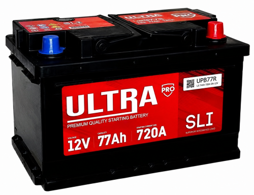 ULTRA PRO (77 A/h), 720A R+ низ.