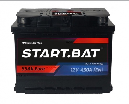 СтартБат (55 A/h), 480A R+ (РБ)