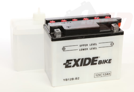 Exide EB12B-B2 (12 А/ч, 120А) L+, AGM мотоаккумулятор для квадроциклов и снегоходов