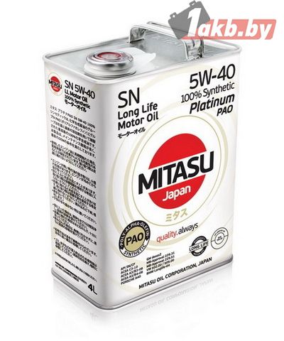 Mitasu MJ-112 5W-40 4л