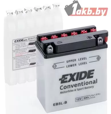 Exide EB5L-B (5 A/h), 65A R+