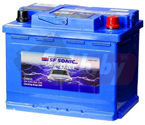 SF SONIC (62 A/h), 600A R+ (Exide)