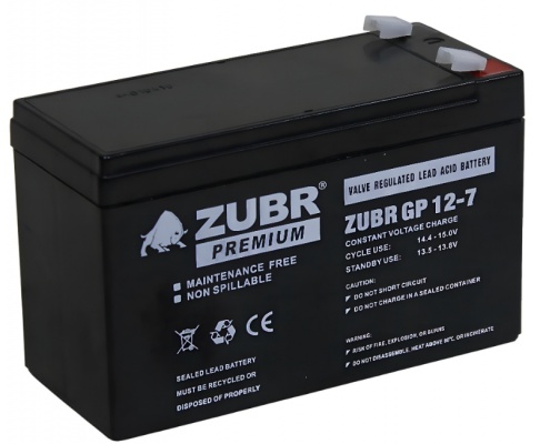 Аккумулятор для ИБП Zubr GP (7 A/h) 12V