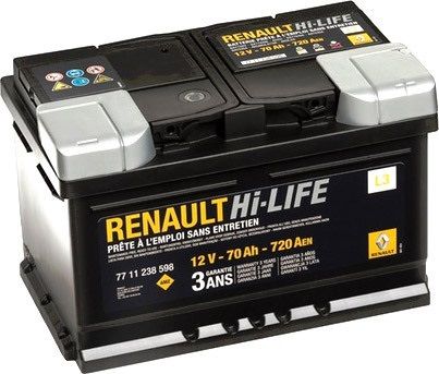 Renault Original (70 A/h), 720A R+