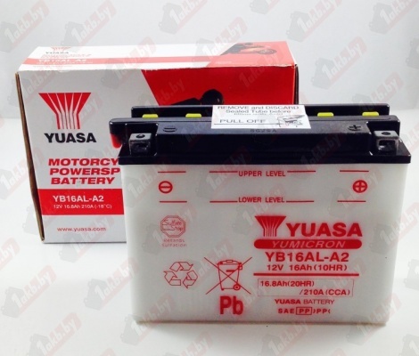 Yuasa YB16AL-A2 (16 A/h) R+