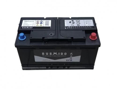 Bushido EFB (100 A/h), 900A R+