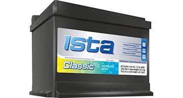 ISTA CLASSIC 6СТ-75 А1 (75 А/ч), 600А