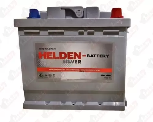 Helden Silver (60 A/h), 600A R+ низ.