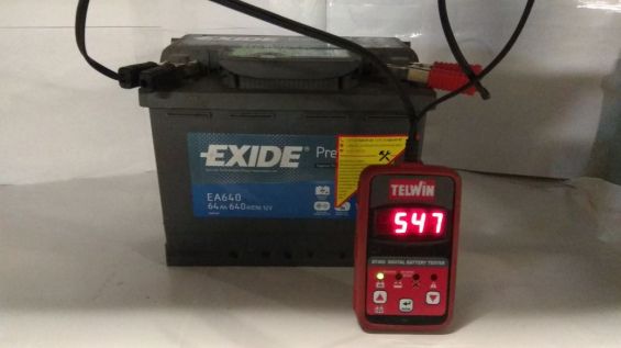 Аккумулятор Б/У Exide (64 A/h), 547A R+