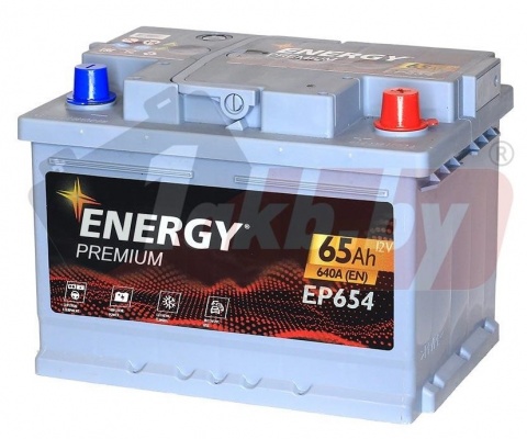 Energy Premium EP654 (65 A/h), 640A R+ низ.