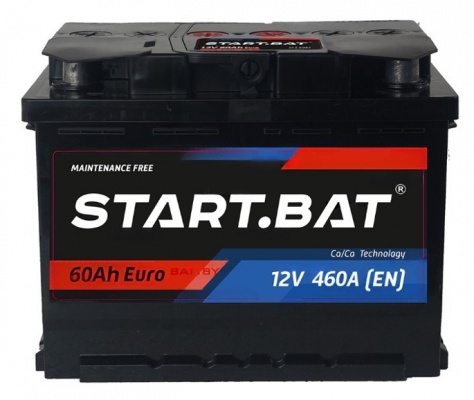 СтартБат (60 A/h), 510A R+ (РБ)