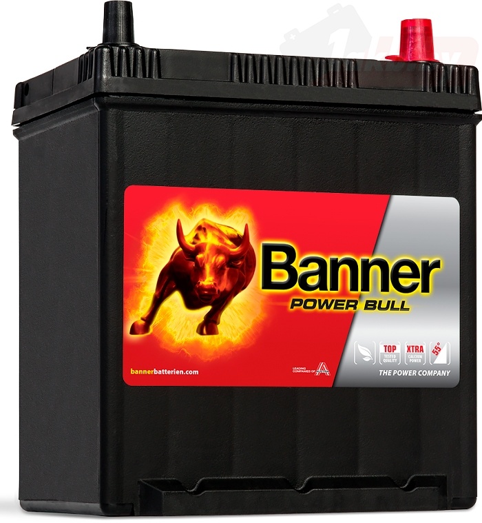 Banner Power Bull P4027 Asia (40 А/ч, 330А) L+, тонкие клеммы JIS B19L для Hyundai/Kia
