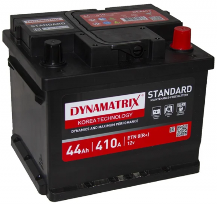 DYNAMATRIX-KOREA STANDARD DEA472 (44 A/h), 410A R+ низ.