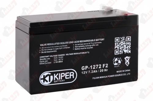 Аккумулятор для ИБП Kiper GP-1272 F2 12V/7.2Ah