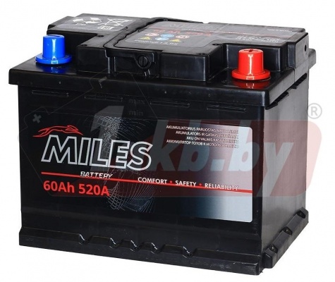 MILES (60 A/h), 500A R+