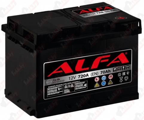 ALFA Hybrid (70 A/h), 720A R+