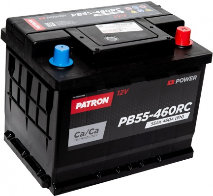 Patron PB55-460RC (55 A/h), 460A R+