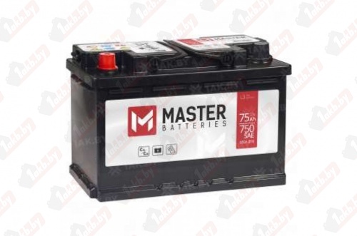 MASTER BATTERIES (75 A/h), 680A L+