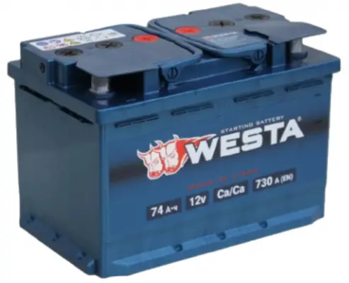 Westa Premium (74 A/h), 730A R+