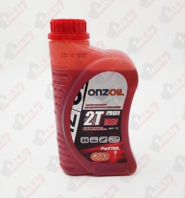 ONZOIL PROFI 2T RED/0.9 моторное минеральное 0.9л - API TC ONZOIL PROFI 2T RED
