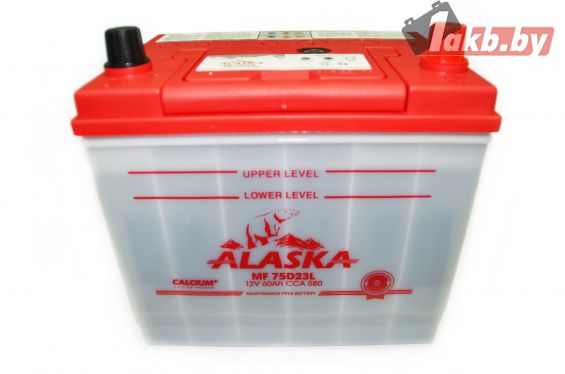 ALASKA CMF (60 А/ч, 580А) Обратная полярность, JIS D23 260мм для Mazda CX-5, Toyota RAV4