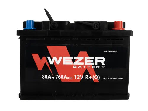 WEZER (80 A/h), 760A R+ (WEZ80760R)