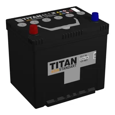 Titan Asia Standart (62 А/h), 520A L+