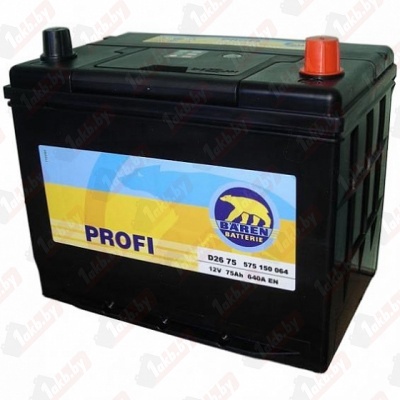 Baren Profi JIS (75 A/h), 640А R+ 7905693