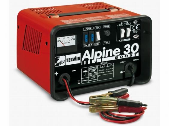 TELWIN ALPINE 30 BOOST (12/24В, 25А, 300А) Пуско-зарядное устройство Трансформаторное с Boost