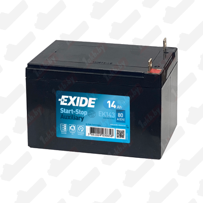 Exide Start-Stop Auxiliary EK143 (14 A/h), 80A R+