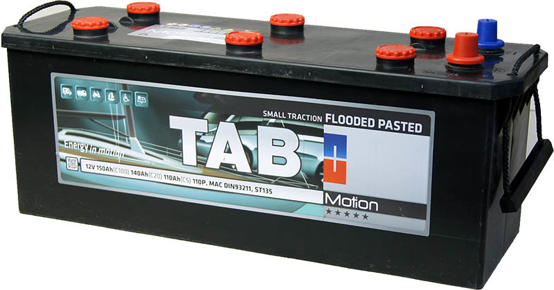 TAB Motion Pasted 110P MAC (140 А/ч C20) Тяговый глубокого разряда для электромоторов и автодомов