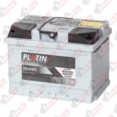 PLATIN SILVER (60 A/h), 600A R+