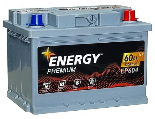 Energy Premium EP604 (60 A/h), 520A R+ низ.