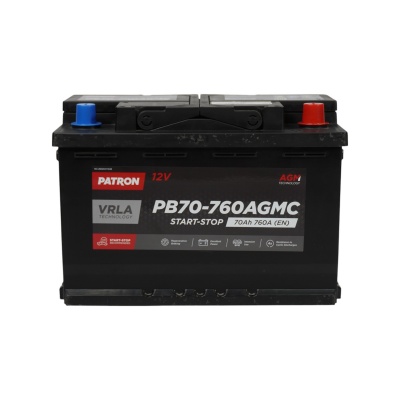 PATRON PB70-760 AGM (70A/h), 760A R+