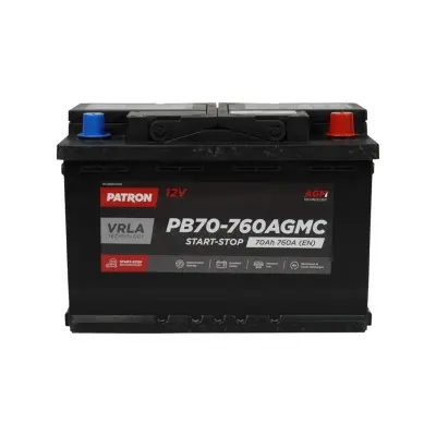 PATRON PB70-760 AGM (70A/h), 760A R+