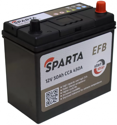 SPARTA EFB Asia (50 A/h) 450A R+