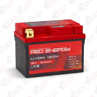 Red Energy Li-ion 1204 (1,9 а/ч) , YB4L-B, YB4L-A, YTX4L-BS, YTX5L-BS, YTX7L-BS