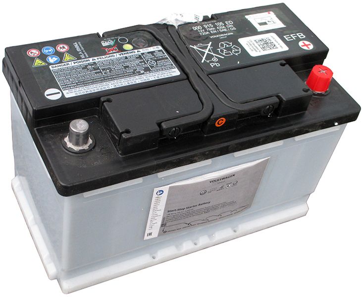 Volkswagen ED EFB (79 A/h), 720A R+ (000 915 105)